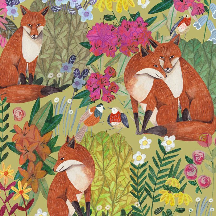 fox pattern Coffee Mug Gallery Image 2