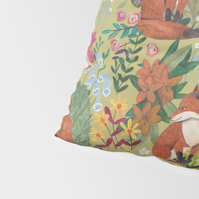 fox pattern Pillow Sham Gallery Image 4