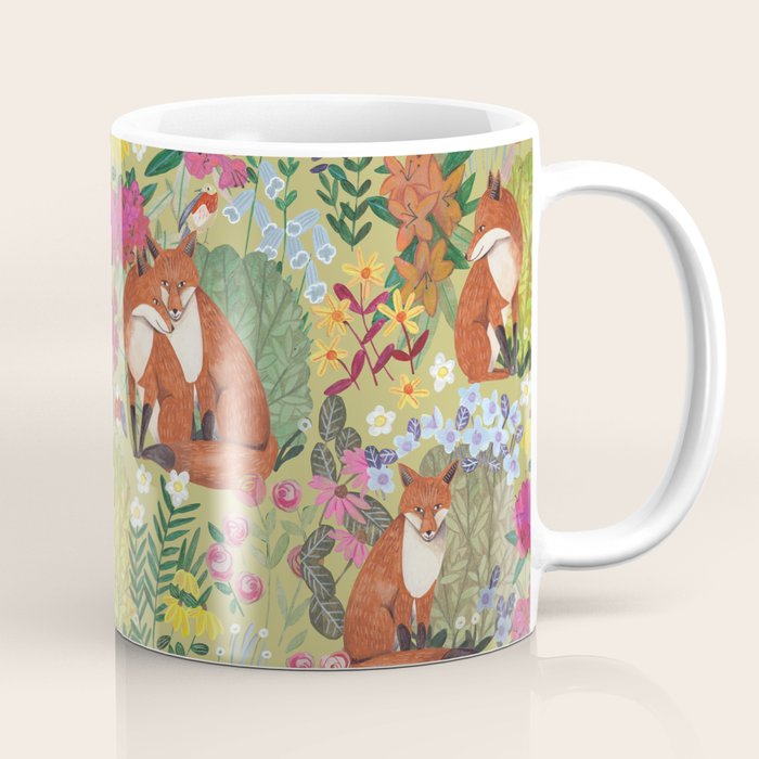 fox pattern Coffee Mug Gallery Image 1