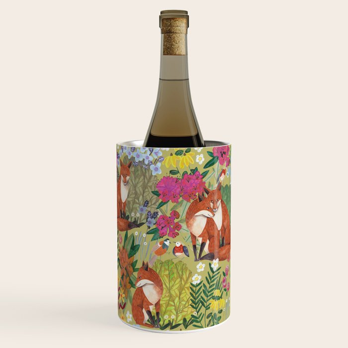 fox pattern Wine Chiller Gallery Image 1