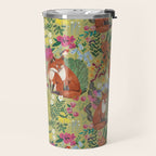 fox pattern Travel Mug Gallery Image 2