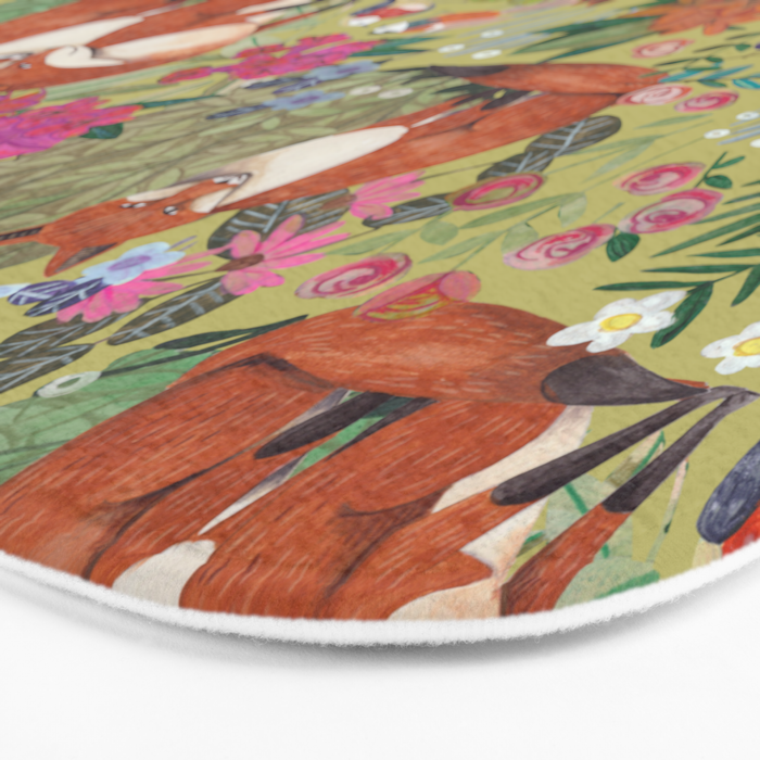 fox pattern Bath Mat Gallery Image 3