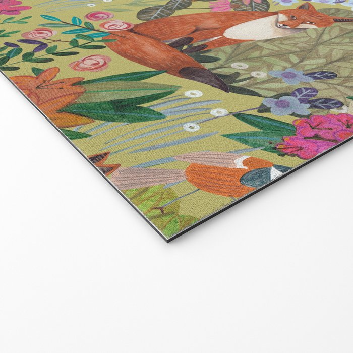 fox pattern Welcome Mat Gallery Image 2