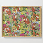 fox pattern Serving Tray Gallery Image 1