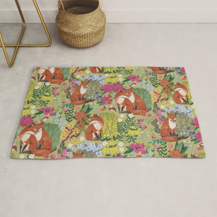 fox pattern Rug Gallery Image 1