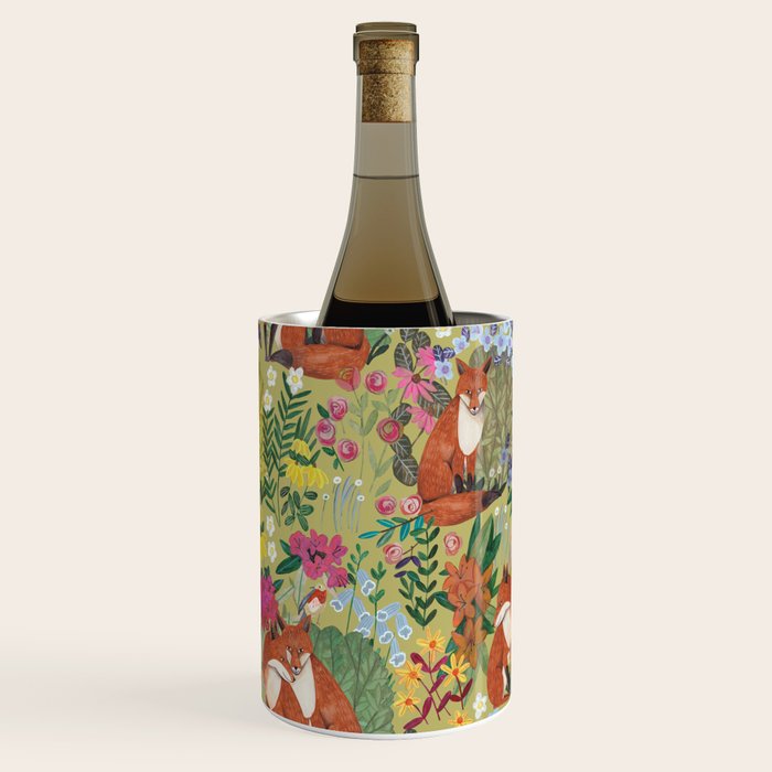 fox pattern Wine Chiller Gallery Image 2