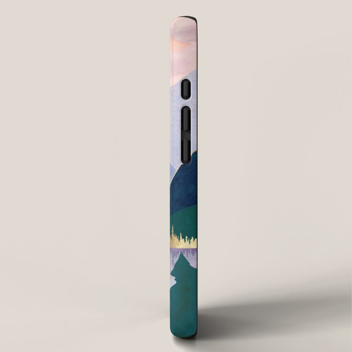 Winter Mountain Lake iPhone Case Gallery Image 2
