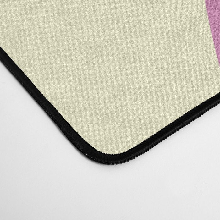 abstract mid mod retro with pink 3 Desk Mat Gallery Image 4