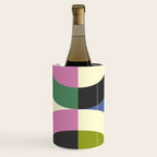 abstract mid mod retro with pink 3 Wine Chiller Gallery Image 1