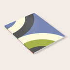 abstract mid mod retro with pink 3 Notebook Gallery Image 2