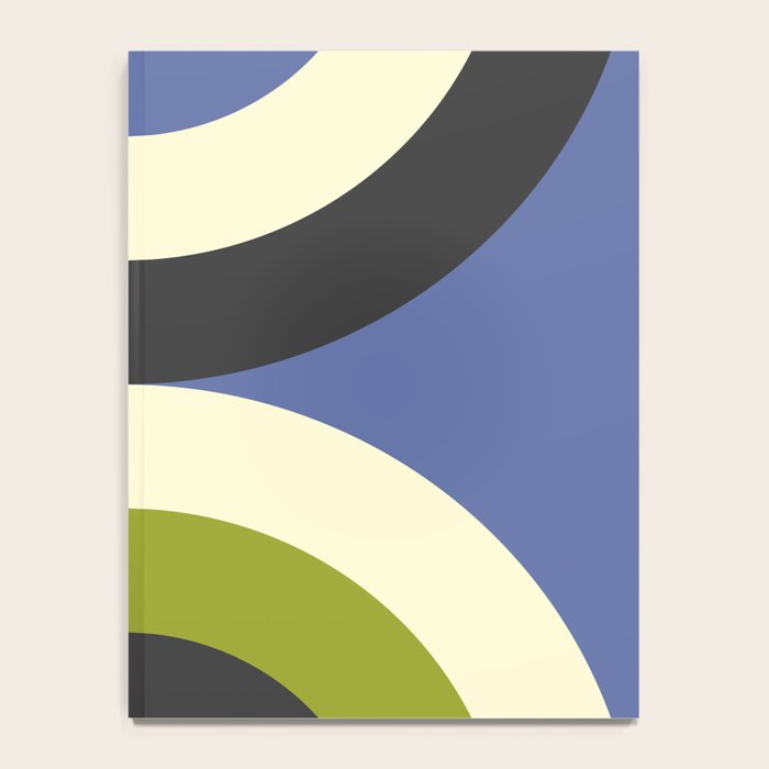 abstract mid mod retro with pink 3 Notebook Gallery Image 4