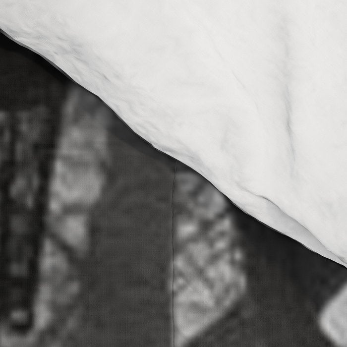 Sacre Coeur, Montmartre, Paris, France Stairs black and white photograph / black and white photography Comforter Gallery Image 4
