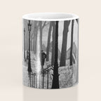 Sacre Coeur, Montmartre, Paris, France Stairs black and white photograph / black and white photography Coffee Mug Gallery Image 4