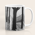 Sacre Coeur, Montmartre, Paris, France Stairs black and white photograph / black and white photography Coffee Mug Gallery Image 1