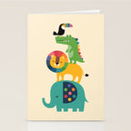 Rainbow Safari Stationery Card Gallery Image 2