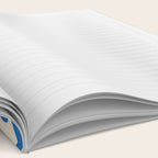 Blue flower nature art pattern Notebook Gallery Image 2