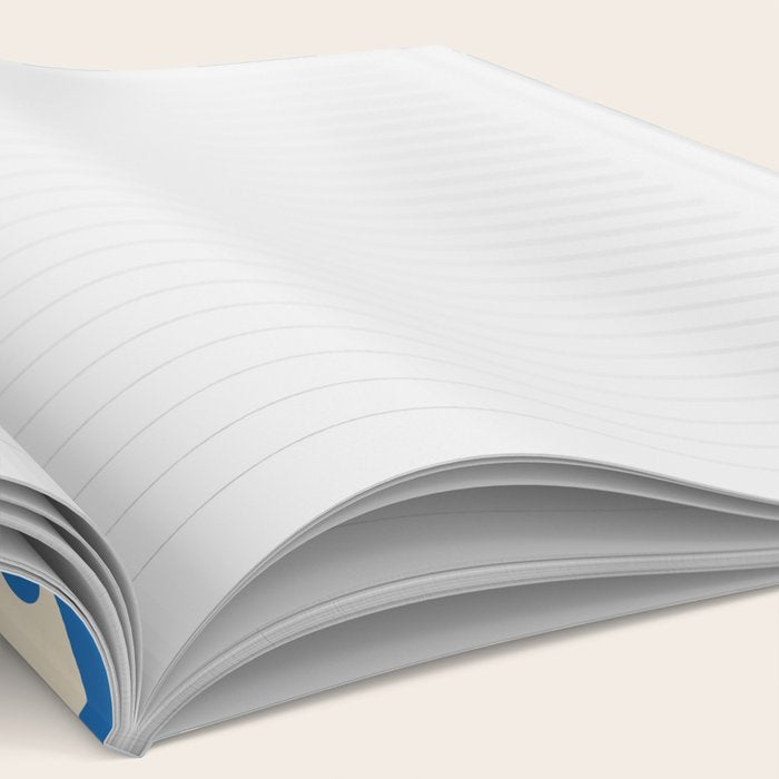 Blue flower nature art pattern Notebook Gallery Image 2