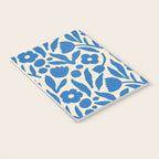 Blue flower nature art pattern Notebook Gallery Image 3