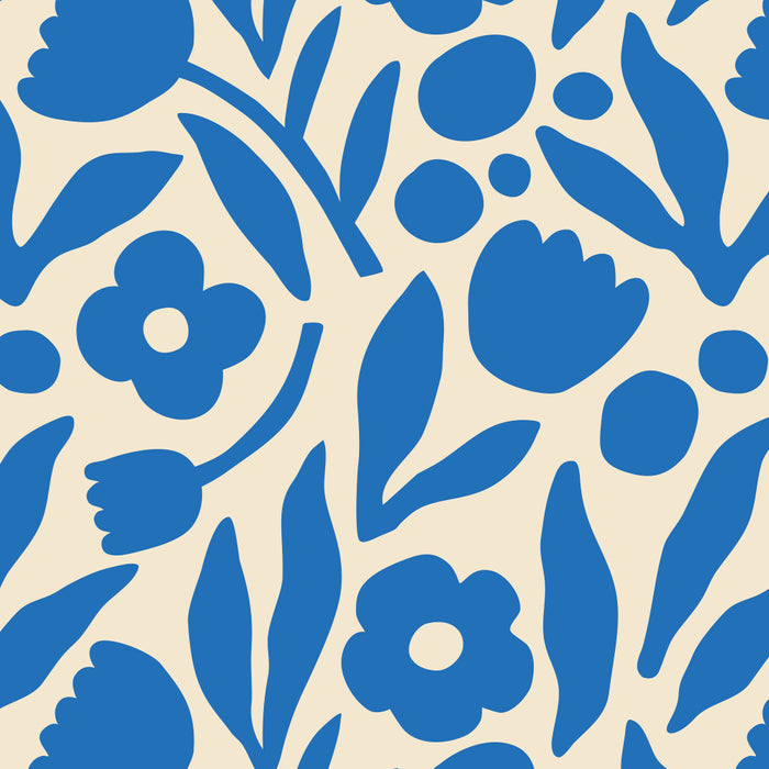 Blue flower nature art pattern Coffee Mug Gallery Image 2