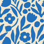 Blue flower nature art pattern Coffee Mug Gallery Image 2
