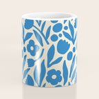 Blue flower nature art pattern Coffee Mug Gallery Image 4