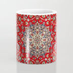 Fine Silk & Wool Isfahan Persian Rug Print Coffee Mug Gallery Image 4