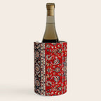 Fine Silk & Wool Isfahan Persian Rug Print Wine Chiller Gallery Image 2