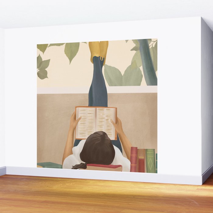 Bookworm Wall Mural Gallery Image 2