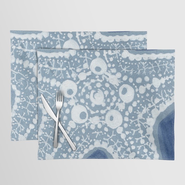 Starfish Blue and White Placemat Gallery Image 1