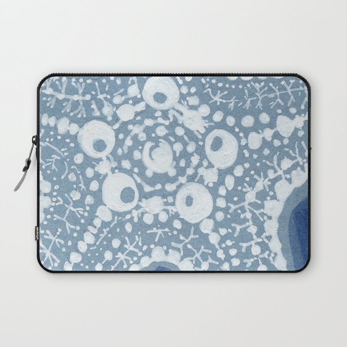Starfish Blue and White Laptop Sleeve Gallery Image 1