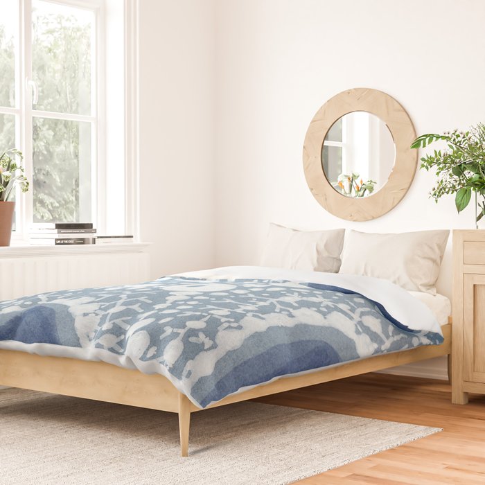 Starfish Blue and White Duvet Cover Gallery Image 2