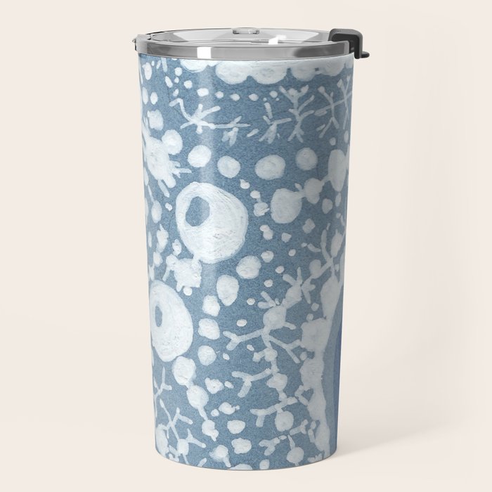 Starfish Blue and White Travel Mug Gallery Image 2