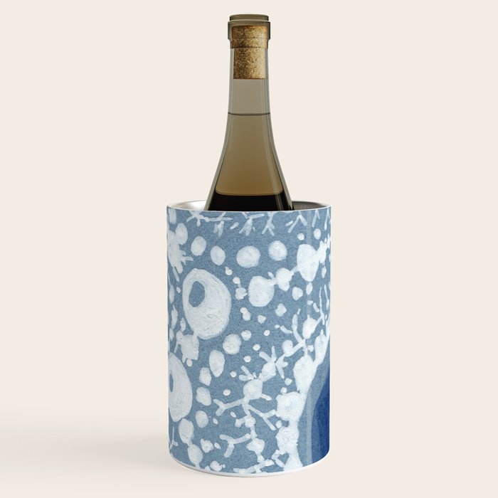 Starfish Blue and White Wine Chiller Gallery Image 3