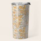 Posey - gold and sage Travel Mug Gallery Image 2