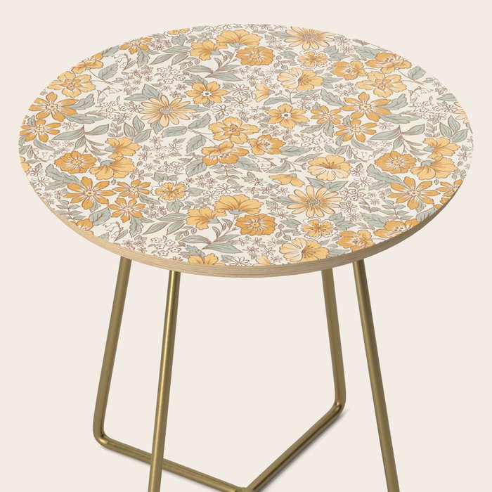 Posey - gold and sage Side Table Gallery Image 2