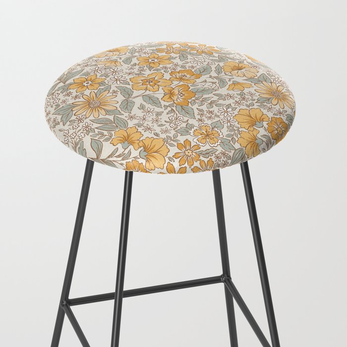 Posey - gold and sage Stool Gallery Image 2