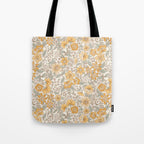 Posey - gold and sage Tote Bag Gallery Image 1