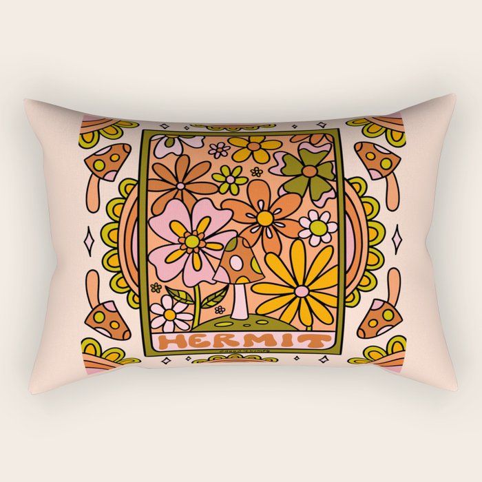 9. Hermit Mushroom Rectangular Pillow Gallery Image 2
