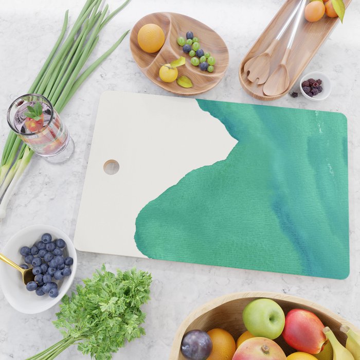 Mountains - Minimalist Watercolor Cutting Board Gallery Image 2