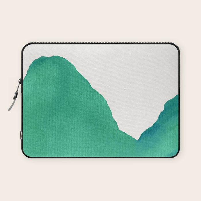 Mountains - Minimalist Watercolor Laptop Sleeve Gallery Image 1