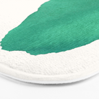 Mountains - Minimalist Watercolor Bath Mat Gallery Image 3
