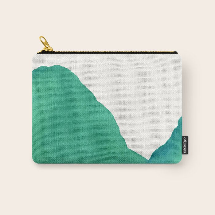 Mountains - Minimalist Watercolor Carry All Pouch Gallery Image 1