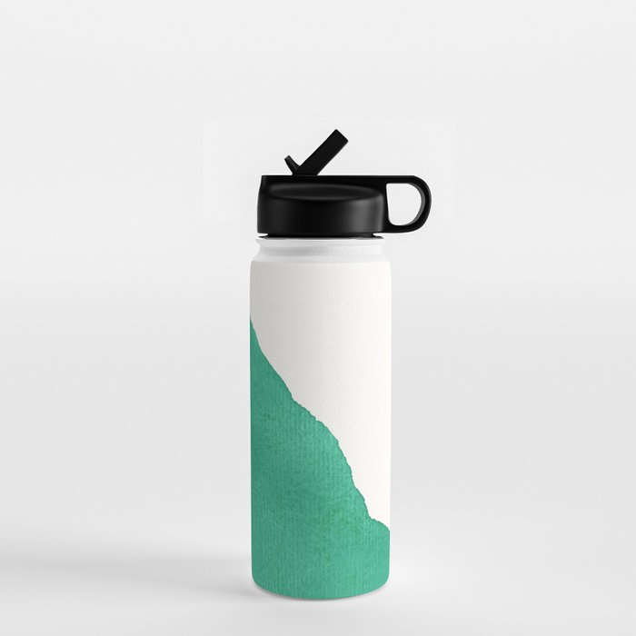 Mountains - Minimalist Watercolor Water Bottle Gallery Image 1