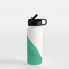Mountains - Minimalist Watercolor Water Bottle Gallery Image 1