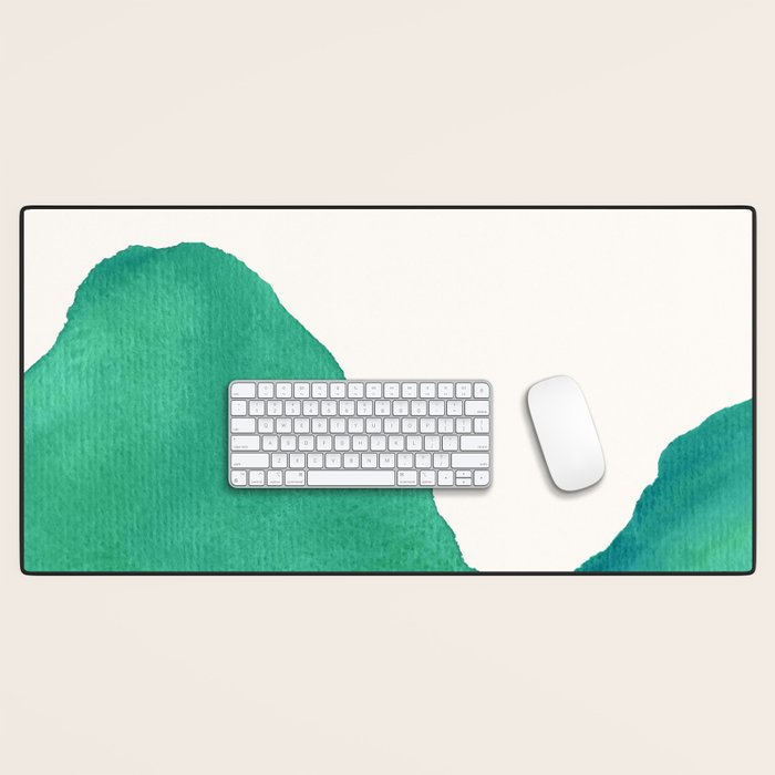 Mountains - Minimalist Watercolor Desk Mat Gallery Image 1