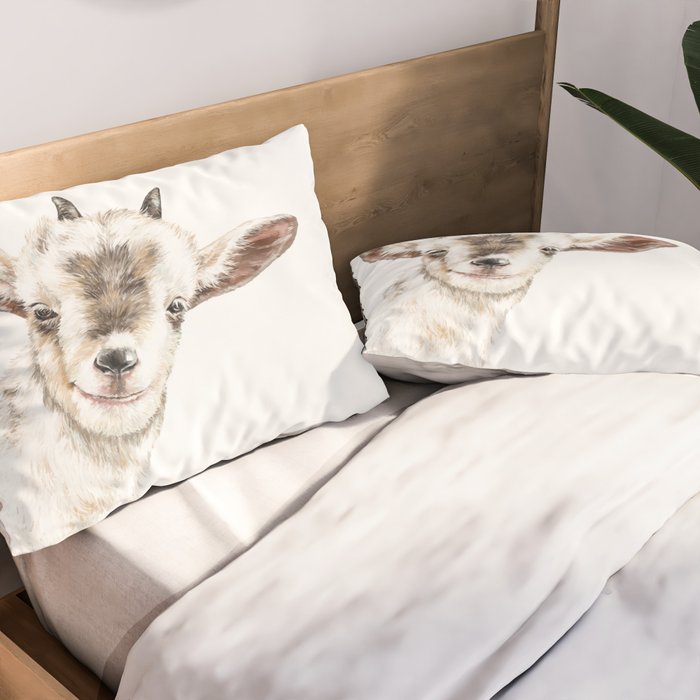 Oh My Sneaky Goat Pillow Sham Gallery Image 2