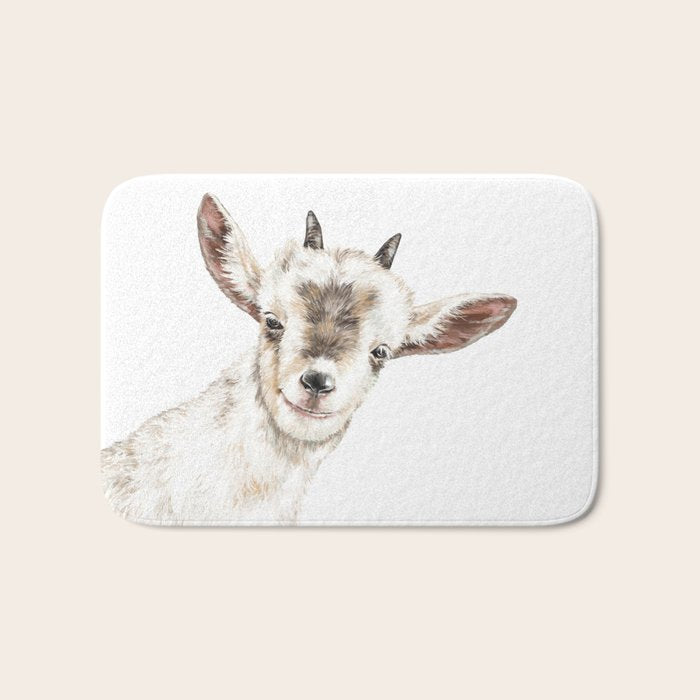 Oh My Sneaky Goat Bath Mat Gallery Image 1