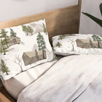 Cozy In Pines Pillow Sham Gallery Image 2