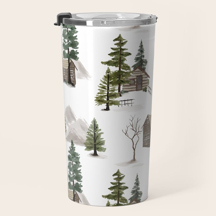 Cozy In Pines Travel Mug Gallery Image 3