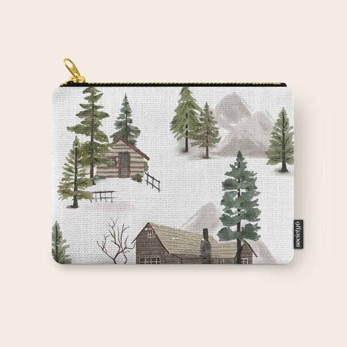 Cozy In Pines Carry All Pouch Gallery Image 1